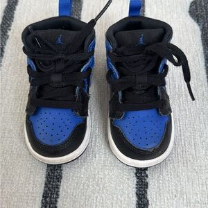 Air Jordan 1 Mid Black/Royal Blue